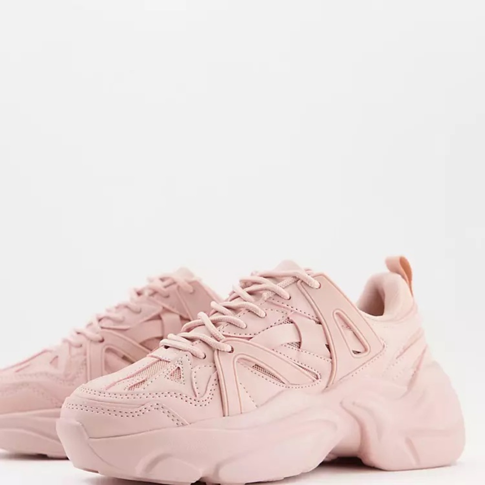 ASOS DESIGN Deejay chunky sneakers in pink